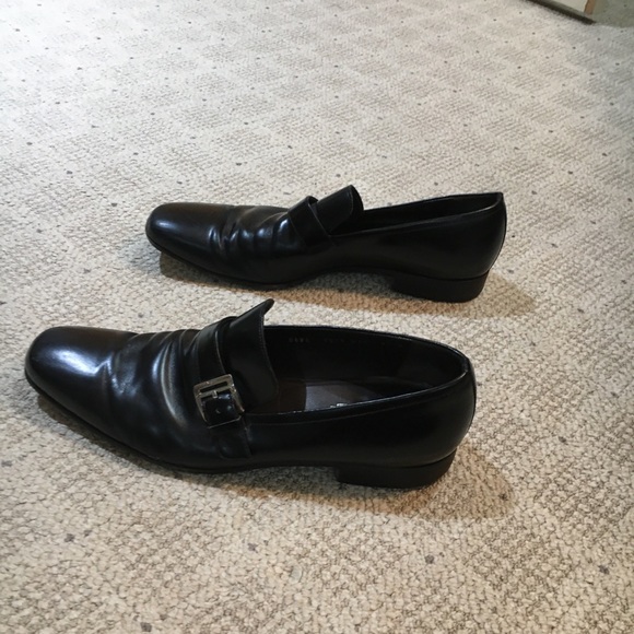 SOLD!!’ Salvatore Ferragamo Leather Loafers. - Picture 4 of 13